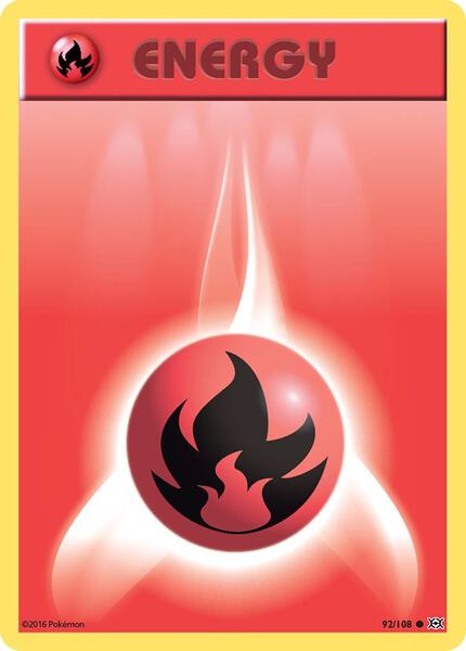 Fire Energy - XY Evolutions - Reverse Holofoil - Near Mint (NM)