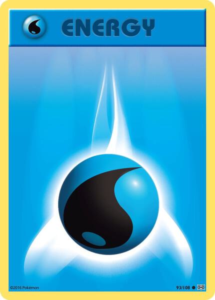 Water Energy - XY Evolutions - Reverse Holofoil - Near Mint (NM)