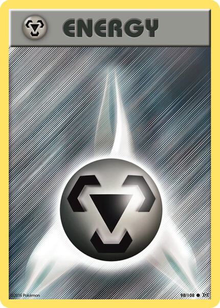Metal Energy - XY Evolutions - Reverse Holofoil - Near Mint (NM)