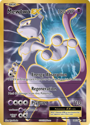 Mewtwo EX (Full Art) - XY Evolutions - Holofoil - Heavily Played (HP)