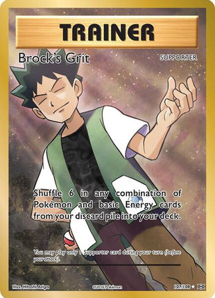 Brock's Grit (Full Art) - XY Evolutions - Holofoil - Lightly Played (LP)