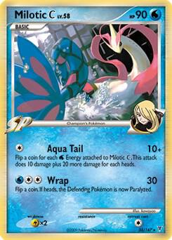 Milotic C - 35/147 (DPPt Supreme Victors) - Deck Exclusives - Holofoil - Lightly Played (LP)