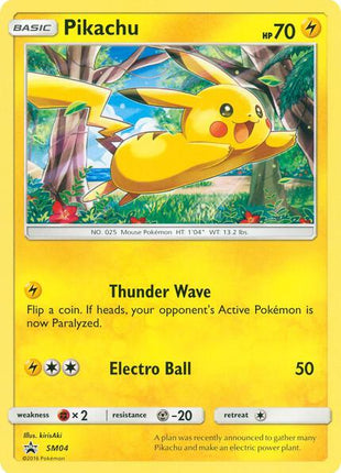Pikachu - SM04 - SM Promos - Holofoil - Lightly Played (LP)