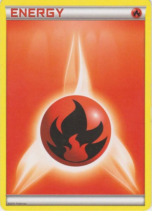 Fire Energy (2013 Unnumbered) - Deck Exclusives - Holofoil - Lightly Played (LP)