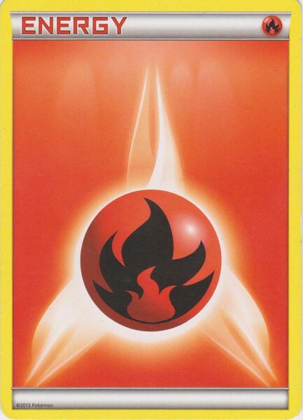 Fire Energy (2013 Unnumbered) - Deck Exclusives - Holofoil - Lightly Played (LP)