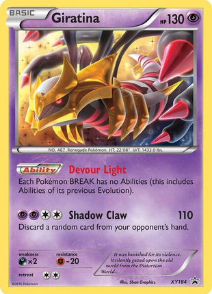 Giratina - XY184 - XY Promos - Holofoil - Lightly Played (LP)