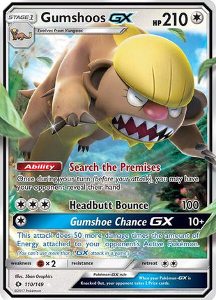 Gumshoos GX - SM Base Set - Holofoil - Near Mint (NM)