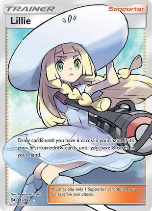 Lillie (Full Art) - SM Base Set - Holofoil - Lightly Played (LP)