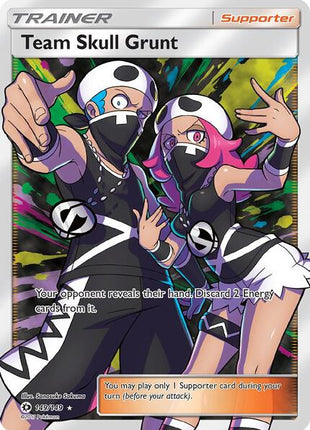 Team Skull Grunt (Full Art) - SM Base Set - Holofoil - Near Mint (NM)