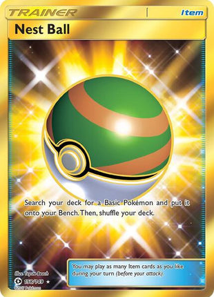 Nest Ball (Secret) - SM Base Set - Holofoil - Near Mint (NM)