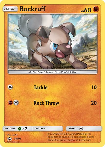 Rockruff - SM06 - SM Promos - Holofoil - Near Mint (NM)
