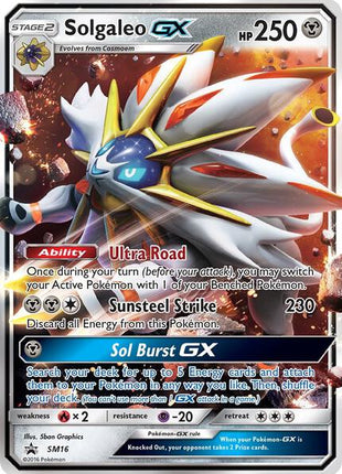 Solgaleo GX - SM16 - SM Promos - Holofoil - Near Mint (NM)