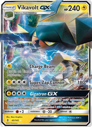 Vikavolt GX - SM Guardians Rising - Holofoil - Near Mint (NM)