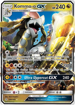 Kommo-o GX - SM Guardians Rising - Holofoil - Near Mint (NM)