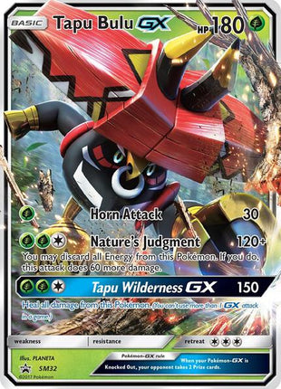 Tapu Bulu GX - SM32 - SM Promos - Holofoil - Damaged
