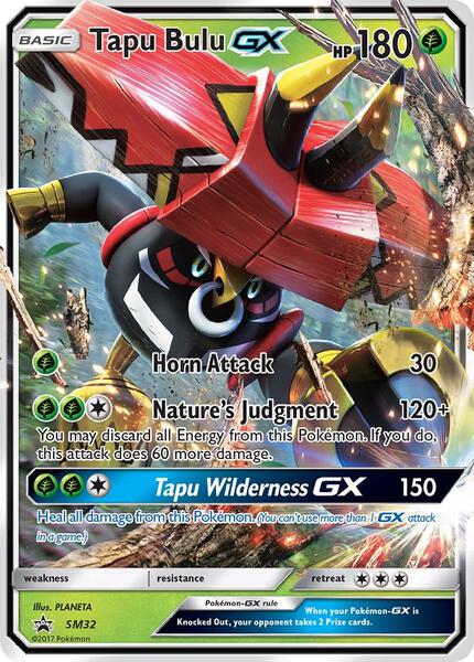 Tapu Bulu GX - SM32 - SM Promos - Holofoil - Damaged
