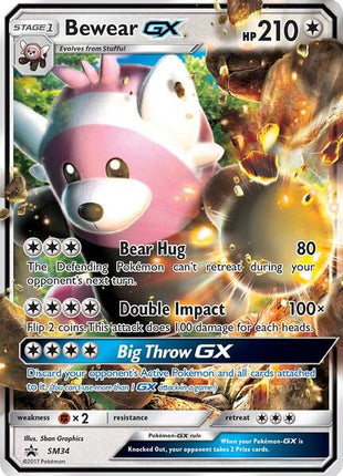 Bewear GX - SM34 - SM Promos - Holofoil - Near Mint (NM)