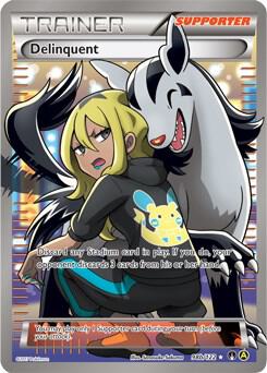 Delinquent - 98b/122 (Full Art) - Alternate Art Promos - Holofoil - Damaged