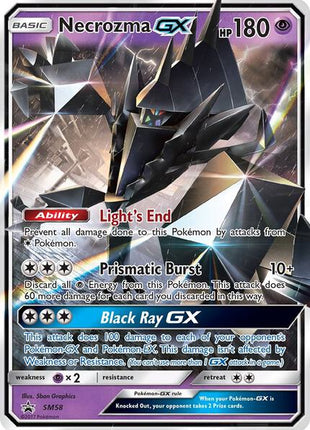 Necrozma GX - SM58 - SM Promos - Holofoil - Lightly Played (LP)
