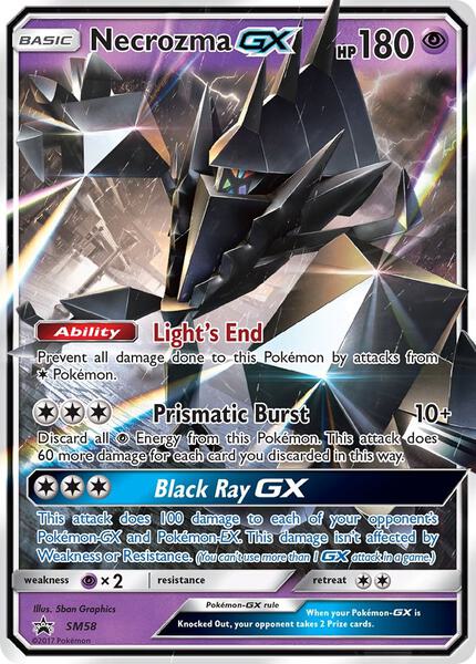 Necrozma GX - SM58 - SM Promos - Holofoil - Lightly Played (LP)