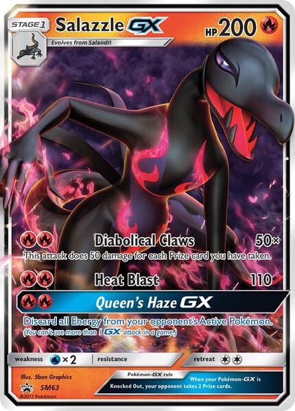 Salazzle GX - SM63 - SM Promos - Holofoil - Near Mint (NM)