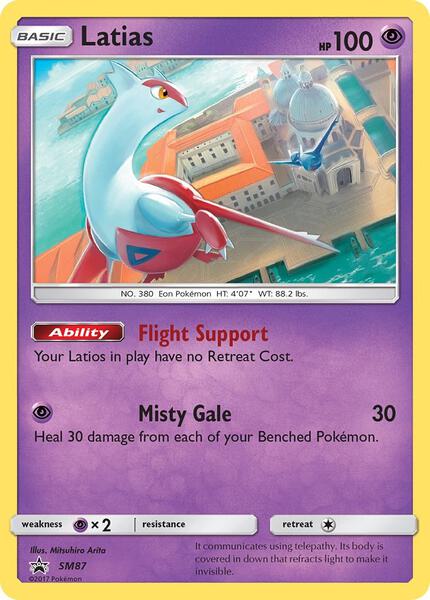 Latias - SM87 - SM Promos - Holofoil - Damaged