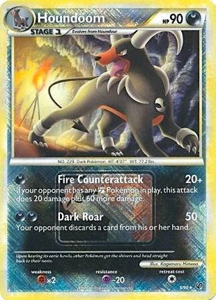 Houndoom - 5/90 (League Promo) - League and Championship Cards - Reverse Holofoil - Lightly Played (LP)