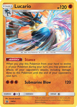 Lucario - SM54 - SM Promos - Holofoil - Near Mint (NM)