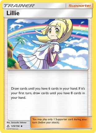 Lillie - SM Ultra Prism - Reverse Holofoil - Moderately Played (MP)