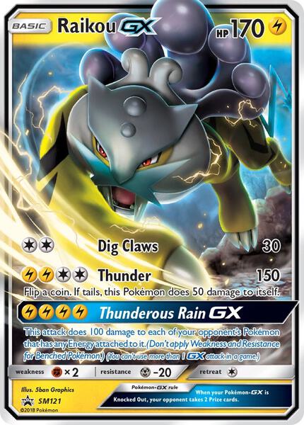 Raikou GX - SM Promos - Holofoil - Lightly Played (LP)