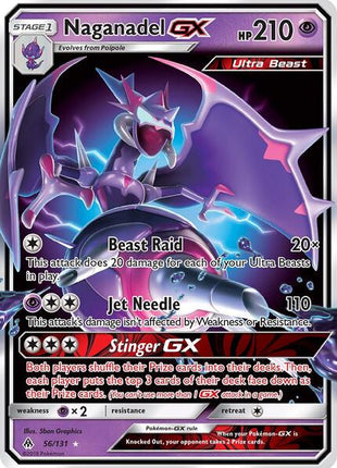Naganadel GX - SM Forbidden Light - Holofoil - Lightly Played (LP)