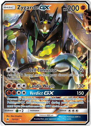 Zygarde GX - SM Forbidden Light - Holofoil - Near Mint (NM)