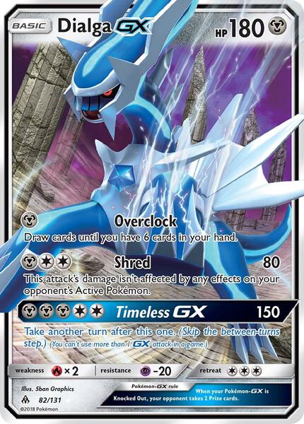 Dialga GX - SM Forbidden Light - Holofoil - Near Mint (NM)