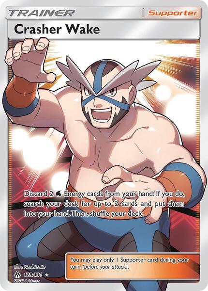Crasher Wake (Full Art) - SM Forbidden Light - Holofoil - Near Mint (NM)