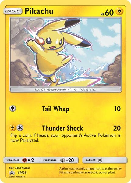 Pikachu - SM98 - SM Promos - Holofoil - Near Mint (NM)