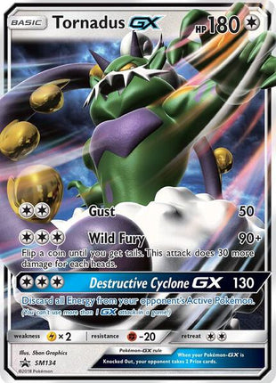 Tornadus GX - SM134 - SM Promos - Holofoil - Lightly Played (LP)