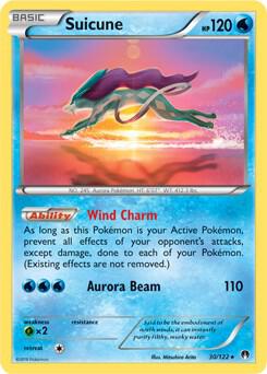 Suicune - 30/122 (Cosmos Holo) - Blister Exclusives - Holofoil - Moderately Played (MP)