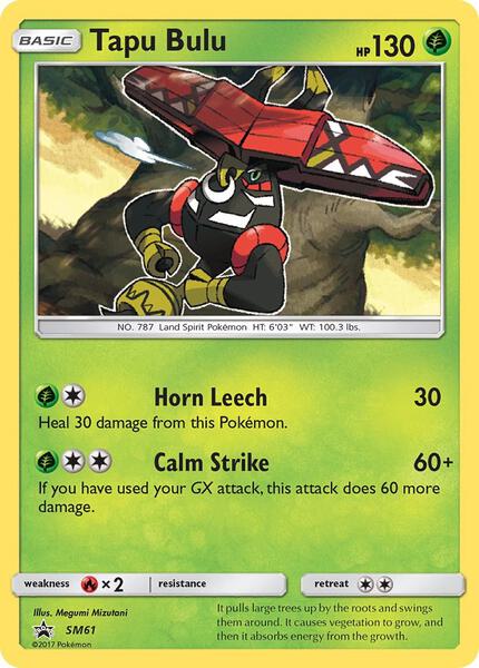 Tapu Bulu - SM61 - SM Promos - Holofoil - Near Mint (NM)