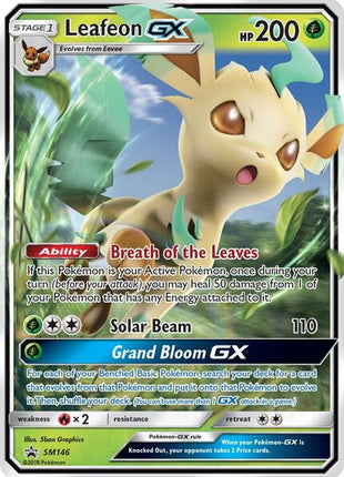 Leafeon GX - SM146 - SM Promos - Holofoil - Near Mint (NM)