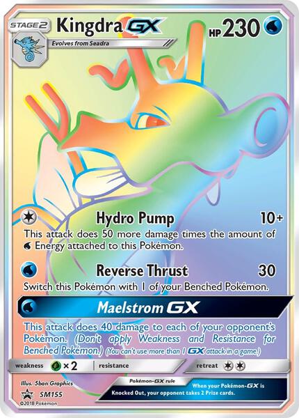Kingdra GX - SM155 - SM Promos - Holofoil - Lightly Played (LP)