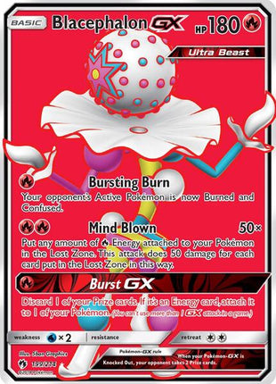 Blacephalon GX (Full Art) - SM Lost Thunder - Holofoil - Near Mint (NM)