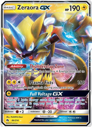 Zeraora GX - SM Lost Thunder - Holofoil - Near Mint (NM)