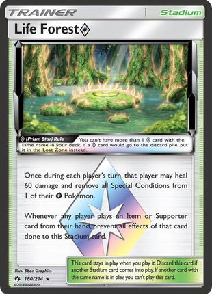 Life Forest Prism Star - SM Lost Thunder - Holofoil - Near Mint (NM)