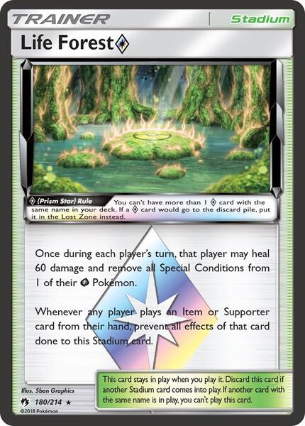 Life Forest Prism Star - SM Lost Thunder - Holofoil - Near Mint (NM)