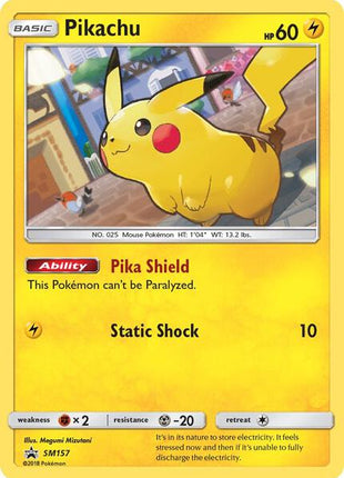 Pikachu - SM157 - SM Promos - Holofoil - Lightly Played (LP)