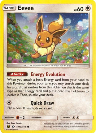 Eevee - 101a/149 - Alternate Art Promos - Holofoil - Lightly Played (LP)