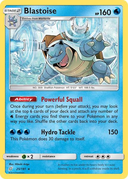 Blastoise - SM Team Up - Lightly Played (LP)