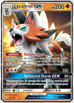 Lycanroc GX - SM Team Up - Holofoil - Near Mint (NM)