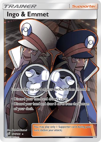 Ingo & Emmet (Full Art) - SM Team Up - Holofoil - Near Mint (NM)