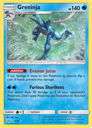 Greninja - Detective Pikachu - Holofoil - Near Mint (NM)